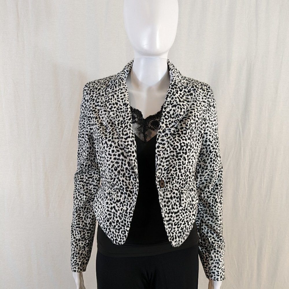 Vintage 579 Animal Print Blazer